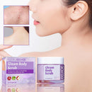 Gleam Body Scrub Gentle Exfoliator Scrubber Skin Care Repair Dry Brightening: