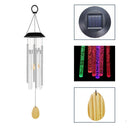 Decoration Colorful Gradient Solar Wind Chime Light Rotating Garden Chandelier