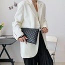 Diamond Embroidery Envelope Bags Women Leather Clutch Handbags Evening Totes