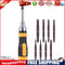 Durable 19 in 1 Two-Way Ratchet Screwdriver Anti Slip Handle Screw Driver