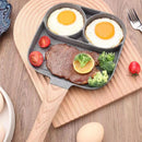 Frying Omelet Pan Non-stick Egg Steak Ham Pancake Breakfast Maker (2 Holes)