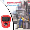 Mini Finger Counter LCD Electronic Digital Counter Range 0-99999 (Red)
