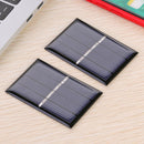 2V 140mA 0.28W Solar Cell Module Polycrystalline Solar Panel Charger (2pcs)