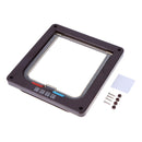 4 Way Lockable Dogs Cat Security Flap Door Kitten Puppy Pets Gate (Brown M)