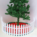 Decoration White PVC Garden Guardrail Decorative Barrier Christmas Tree Fence