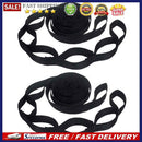 5x2pcs Hammock Strap Outdoor Camping Tree Hanging Load Bearing Rope(Black)