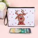 DIY Deer Special Shaped Diamond Painting Fashion Wristlet Bag Women Clutch Purse