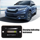 24V LED Digital Battery Indicator Charge Status Meter Gauge for Motorcycle