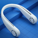 USB Silent Hanging Neck Fan Leafless Hands-free Sports Personal Wearable Fans