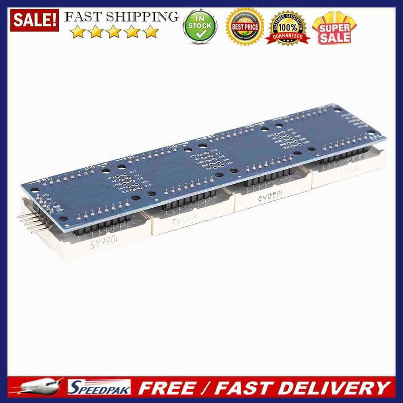 MAX7219 Dot Matrix Module Microcontroller 4 in 1 Display Board with Dupont