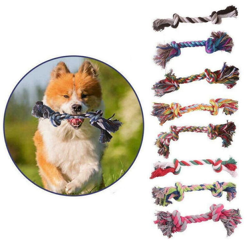 Small Dog Rope Chew Toys Kit Tough Strong Knot Pet J9Z8 Puppy Cotton V5K8