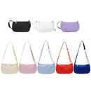 3pcs Casual Handbag Simple Nylon Daily Female Totes Shoulder Bags(Beige)