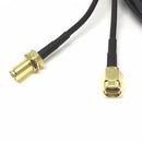RP SMA Male to RP SMA Female Connector Bulkhead Cable RG316 174 178 Coax