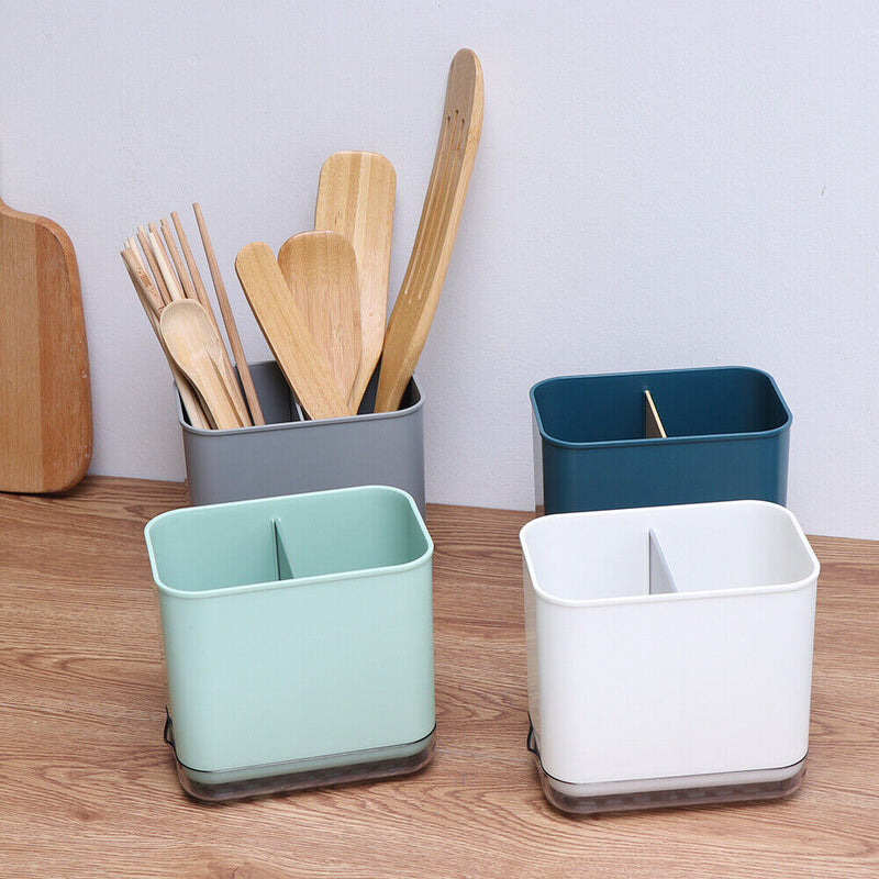 Detachable Storage Organizer Chopstick Storage Holder Drain Rack Double Layer