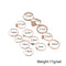 Elegant Bohemian Opal Rings Set Knuckle Midi Crown Finger Rings Moon Star