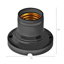 5x10pcs Conversion Flat Lamp Holder Base Screw Converter Energy Saving