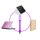 LED USB Lamp Mini Portable Laptop Book Reading Desk Night Lighting (Purple)