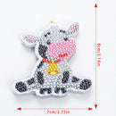 Calf 5D Diamond Painting Keychain Slap Luminous DIY Bag Pendant (dsk006) Newly