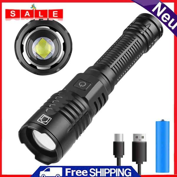 Portable XHP70 LED Camping Lights Outdoor Hiking Waterproof 1500lm Flashlight