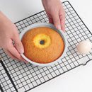 Silicone Cake Molds 6 inch Round Spiral Savoirin Pan Baking Tray (Blue A) Newly