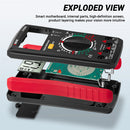 DT9205A Digital Multimeter AC DC Voltmeter Ammeter Tester Meter (Red) Newly