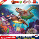 Diamond Painting DIY 5D Turtles Sea Embroidery Cross Stitch Mosaic Decor Newly