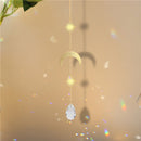 Hanging Moon Sun Heart Ball Light Catcher Crystal Outdoor Wind Chime (63) Newly