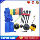 26x Car Detailing Brush Set Polishing Sponge Air Vents Rim Wheel Scrubber