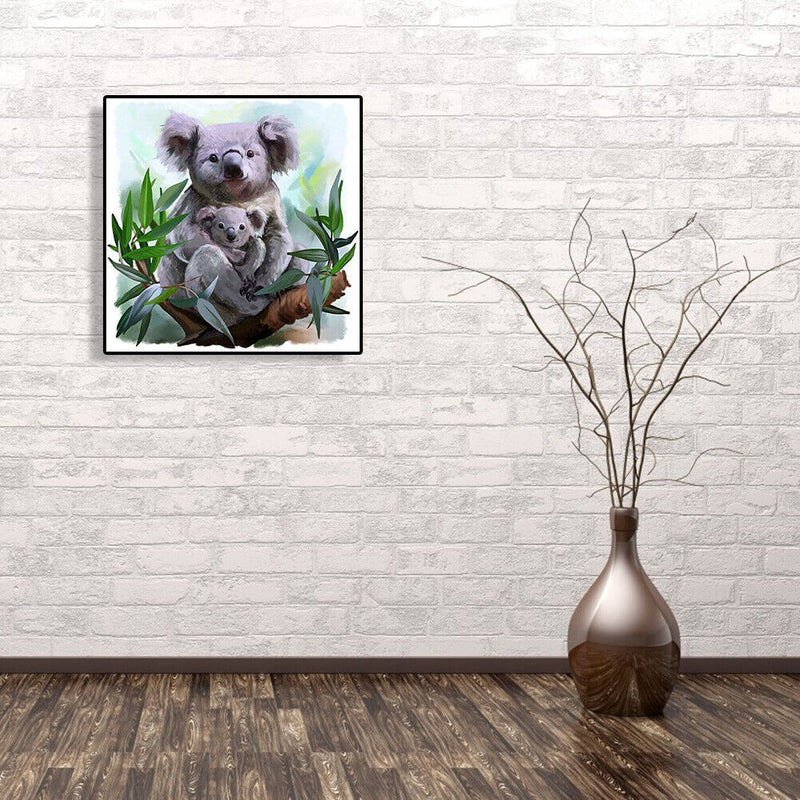 5D DIY Full Drill Diamond Painting Koala Cross Stitch Embroidery Decor Craft
