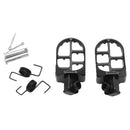2x 8mm Motorcycle Foot Pegs Pedals Aluminum Alloy Footrests for Yamaha PW50