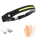 LED Headlamp & Motion Sensor 350 lm 270 degree Viewing Angle Head Torch