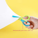 Kids Safe Child DIY Craft Plastic Scissors Paper Cut Hand Art Stationery