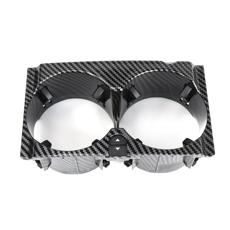 Car Center Console Water Cup Holder for Mercedes W212(Black carbon fibre) Newly