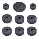 Musical Drum Kit Cymbal Felt Pads Casing Pipe Butterfly Nut Shim Tools Set