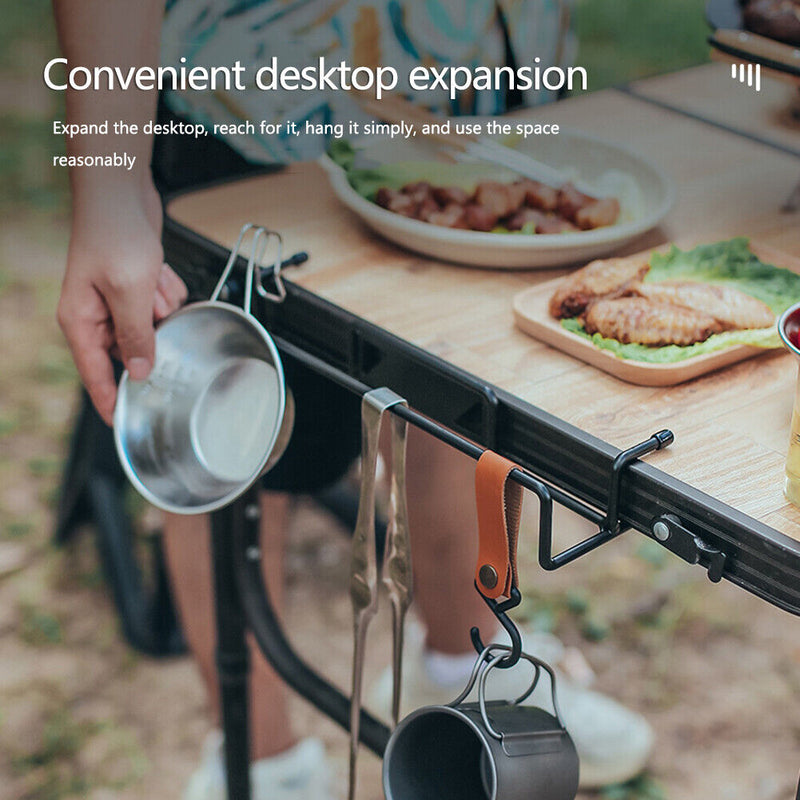 Table Hanger Hook Detachable Iron Table Hanger Multi-purpose for Picnic Barbecue