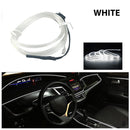 3meter DIY Ambient Light Car Interior EL Wiring LED Strip Lamp (White)