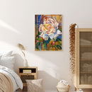 DIY Mosaic Rhinestone Drawing Blooming Flowers Full Drill Diamond Painting De