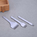 3pcs Europe Oblique Flat Cut French Leather Punch Carving Art Tool(3.38)
