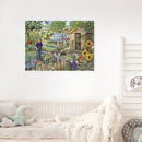 DIY Oil Paint By Number Town Scenery Canvas Artwork Living Room Hand Paint Decor