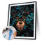 Frameless Oil Paint By Numbers Animal DIY Canvas Picture Craft Kit (B471)