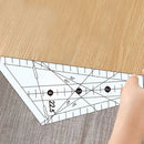 Art Ruler Squedge Transparent Quilting Sew Patchwork Ruler (45 8 in) Newly