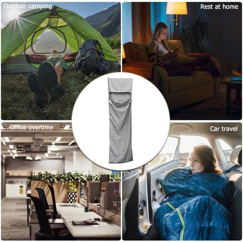 Single Close-Fitting Sleeping Bag Portable Ultralight Sleeping Bag for Traveling