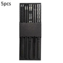 5 Pairs Alloy Chopsticks Chop Sticks Beautiful Gift 2022 Set Y7X8