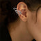 Zircon Sparkling Wedding Angel Wings Without Piercing Ear Cuff Ear Clip
