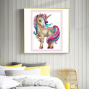 Magic Horse 14CT Counted Partial Cross Stitch DIY Craft Set Handmade Painting