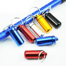 Portable Mini Multi-use Medicine Storage Box Pill Holder with Chain(Random