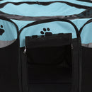 Claw Print Foldable Zipper Fence Game Safe Guard Cat Dog Tent House Pet Supplies