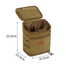Camping Cookware Storage Bag Cooking Utensils Organizer Carrier for Outdoor