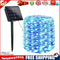 Solar String Lights Waterproof Copper Wire Fairy Lamp (Blue White 100LED)