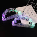 Flashing Tambourine KTV Party LED Noisemaker Musical Jingle Rattle Bell (L)